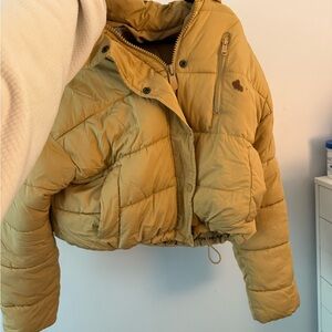 Urban Outfitters cropped puffer